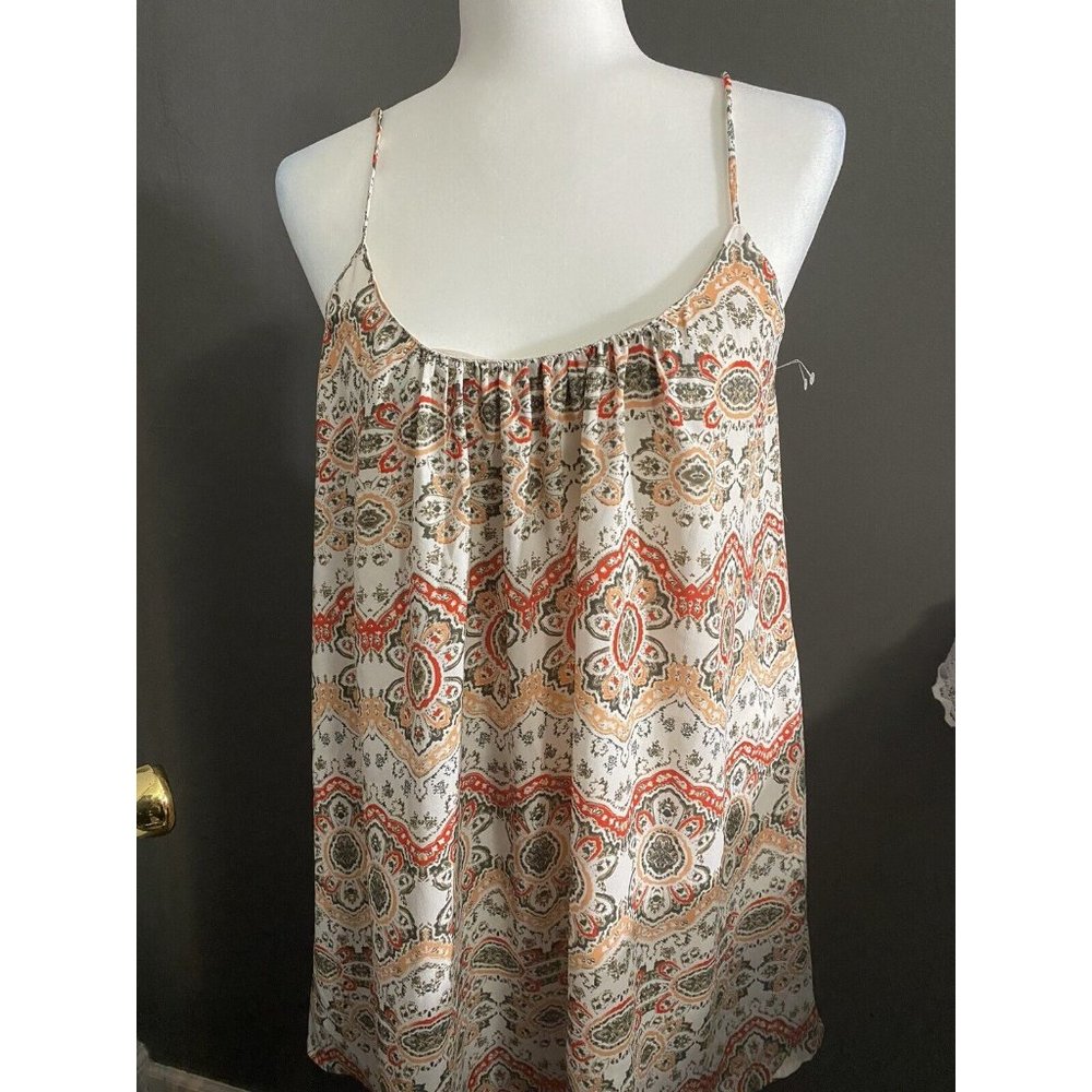 Show Me Your Mumu Womens Mini Dress Top Coverup Boho Print Size Medium